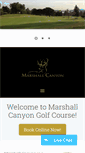 Mobile Screenshot of marshallcanyon.com